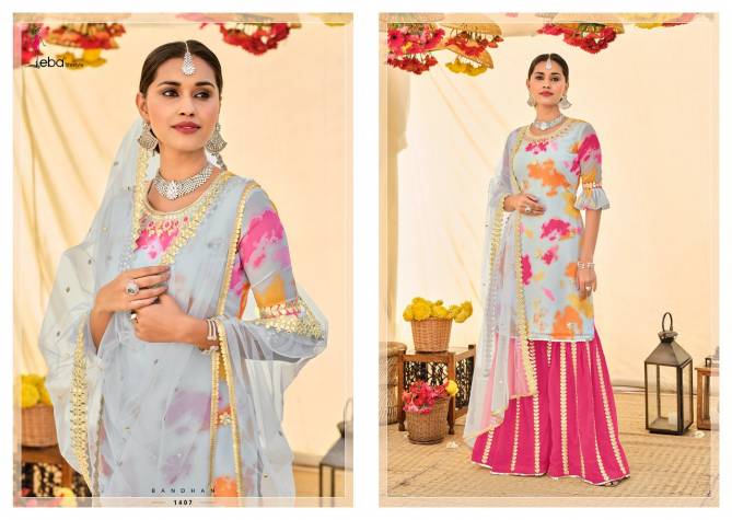 Eba Bandhan Exclusive Fancy Wedding Wear Georgette Salwar Suits Collection